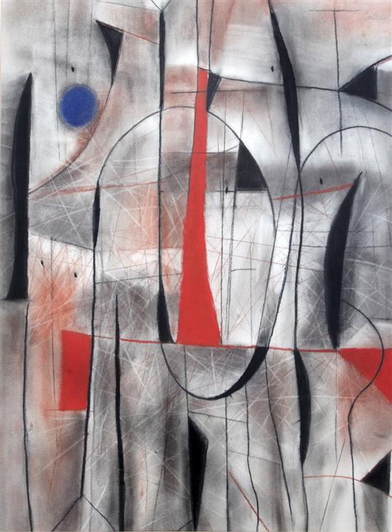 § Jean Carzou (1907-2000) Untitled, 23.5 x 18in.